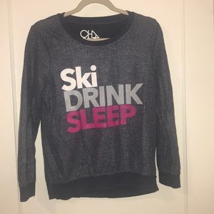 Chaser Brand - Inside out blue sweater